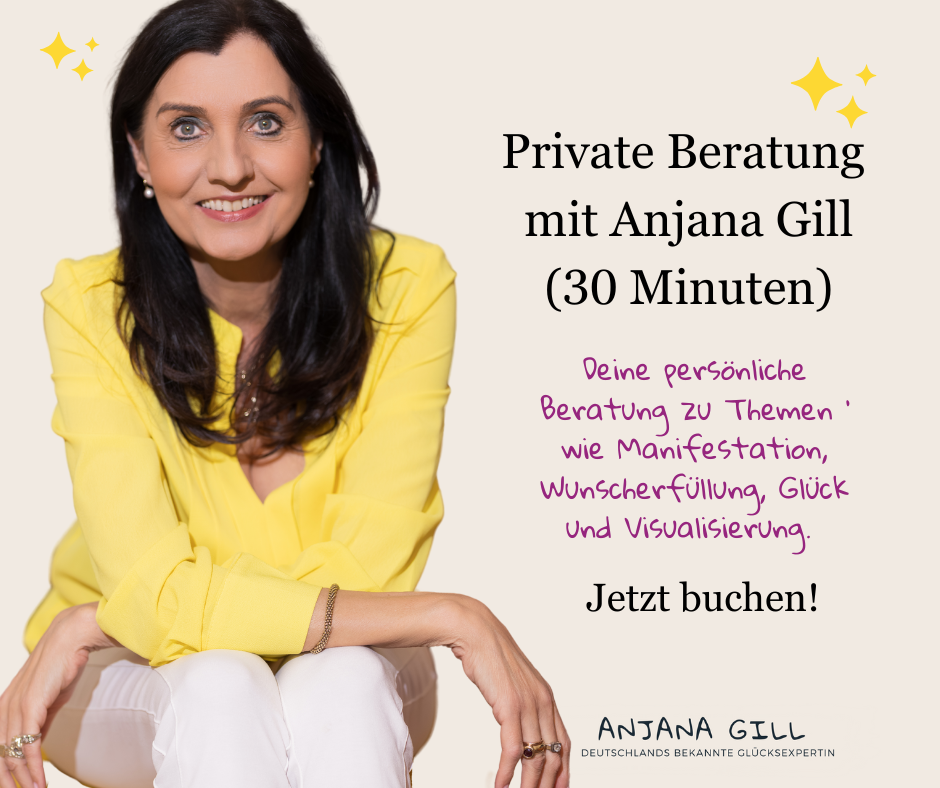 Private Beratung mit Anjana Gill (30 Minuten)